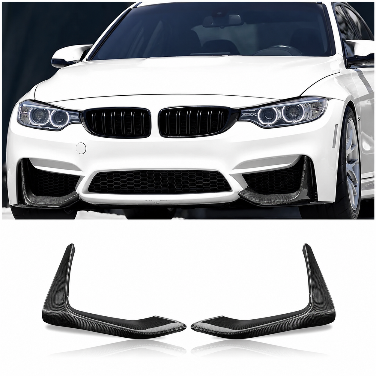 BMW F80M3/F82M4 LOWER SPLITTERS