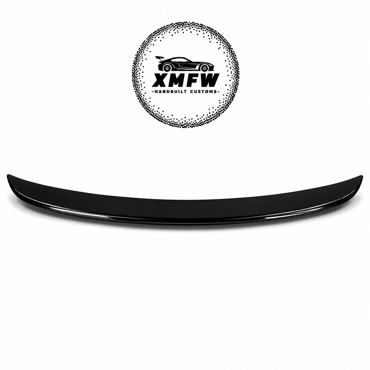 BMW F30 M4 STYLE FRONT SPOILER GLOSS BLACK