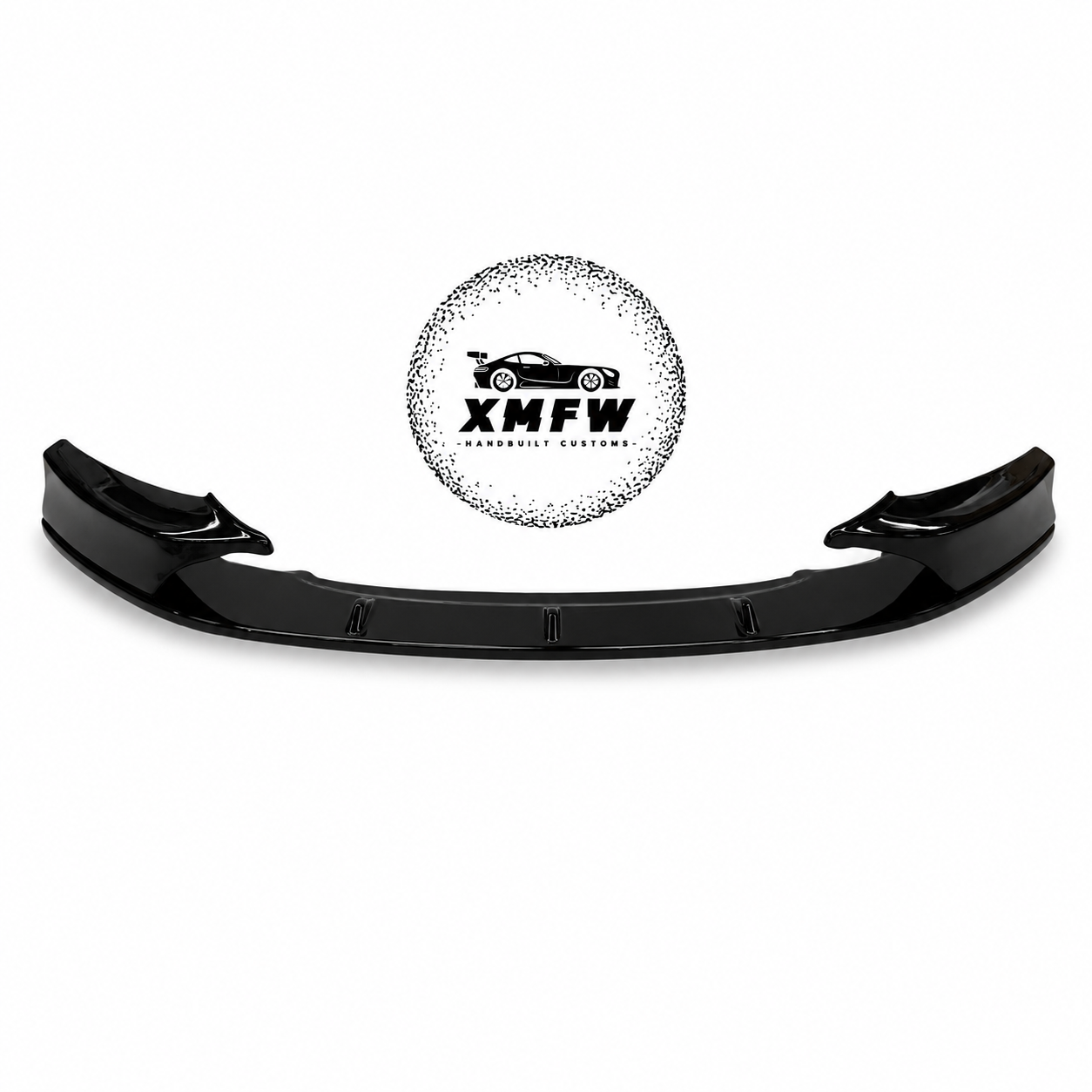 BMW 1SERIES V STYLE FRONT LIP GLOSS BLACK
