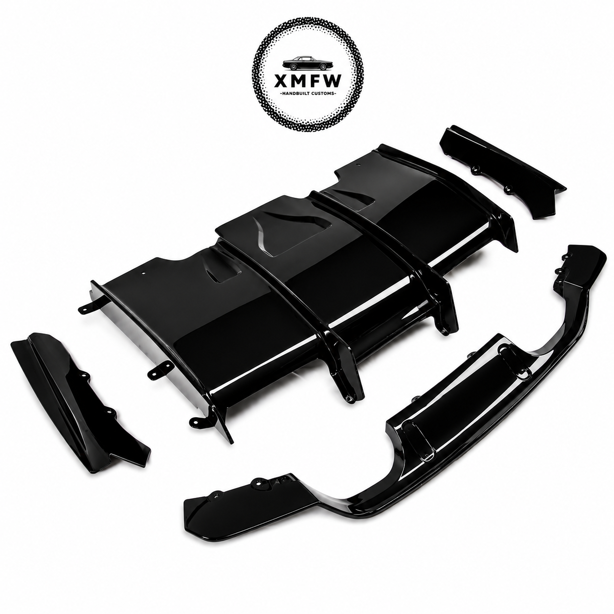 BMW F80M3/F82M4 PSM GLOSS BLACK DIFFUSER