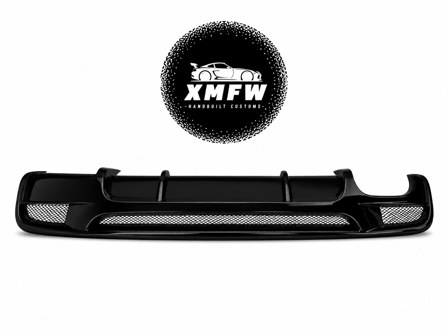 BMW 1 SERIES E82 DIFFUSER GLOSS BLACK