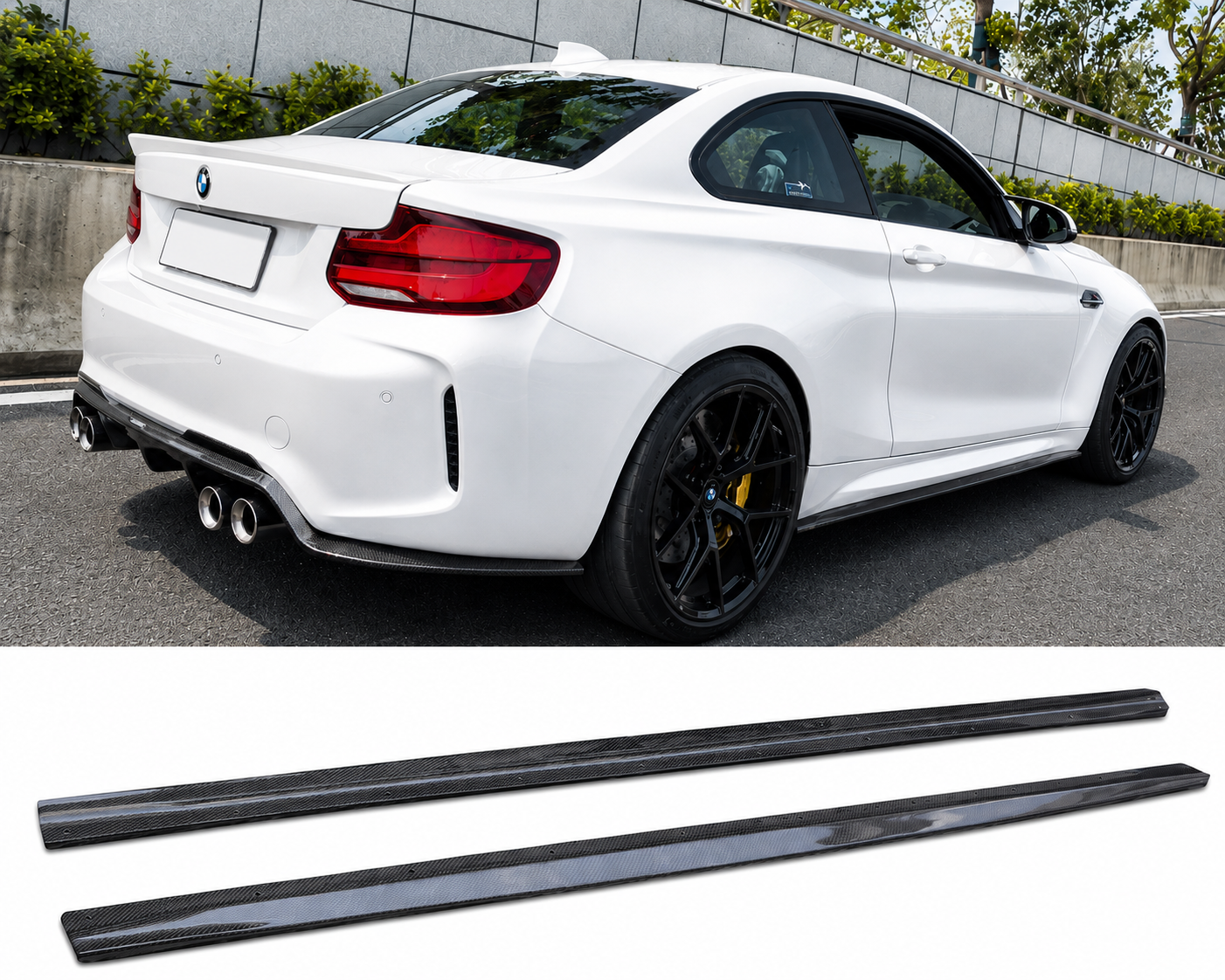 BMW F87M2 ///M CARBON SIDE SKIRTS