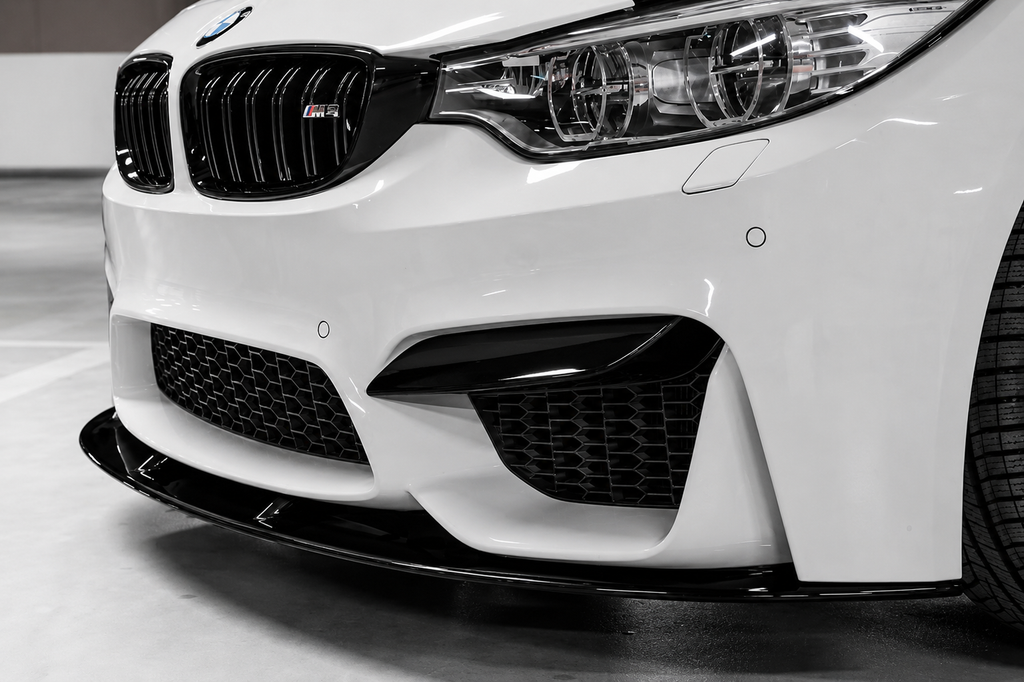 BMW F80M3/F82M4 UPPER SPLITTERS GLOSS BLACK