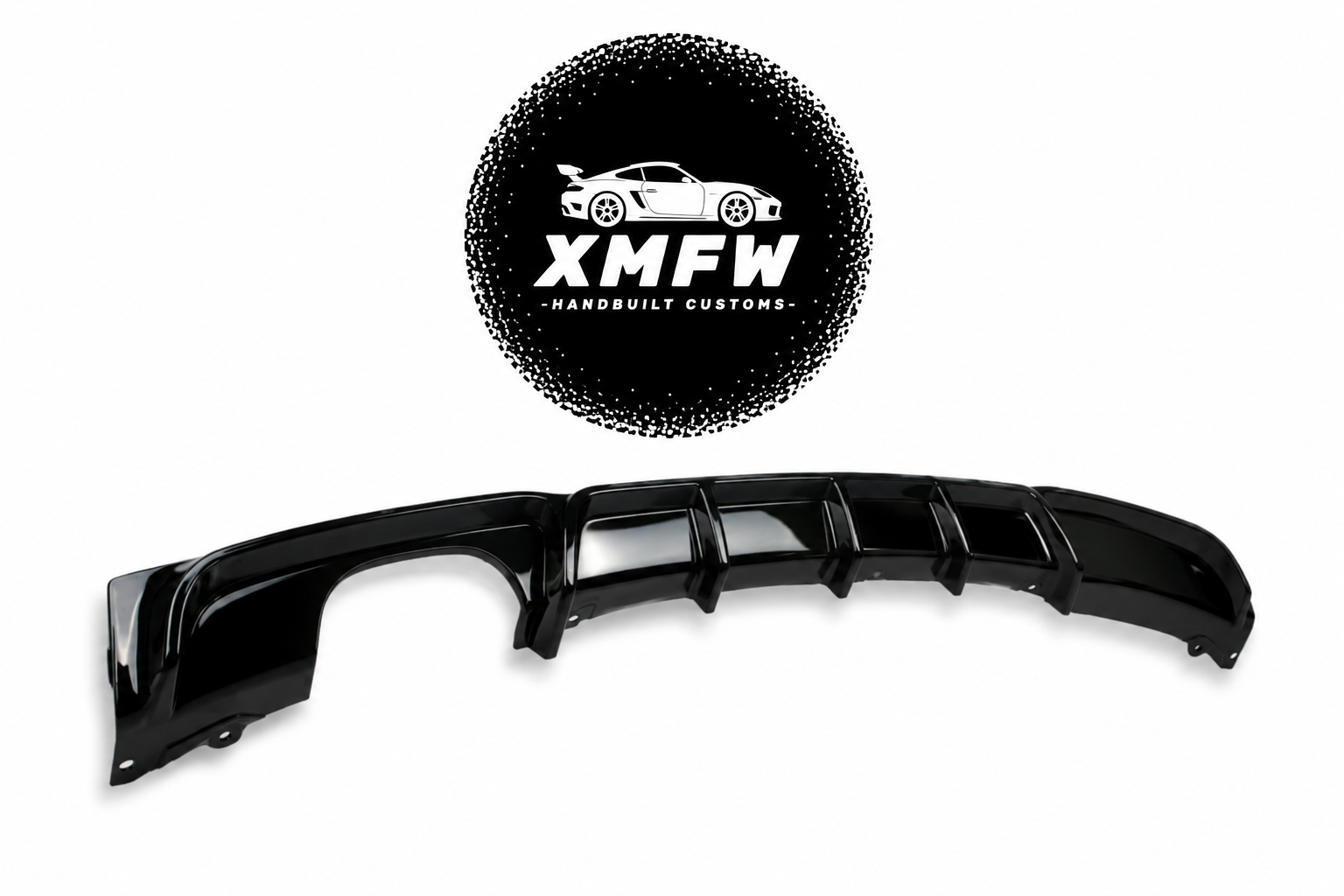 BMW F30 DIFFUSER GLOSS BLACK